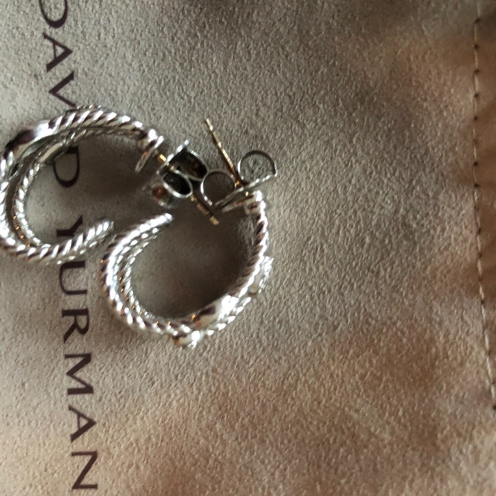 David Yurman Confetti Diamond Earrings - Picture 2 of 3